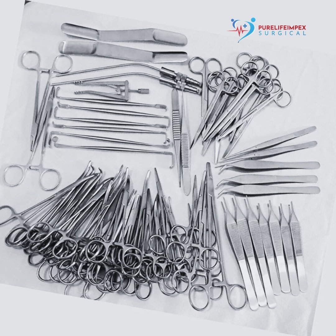 72 Pcs Plastic Surgery Surgical Instruments